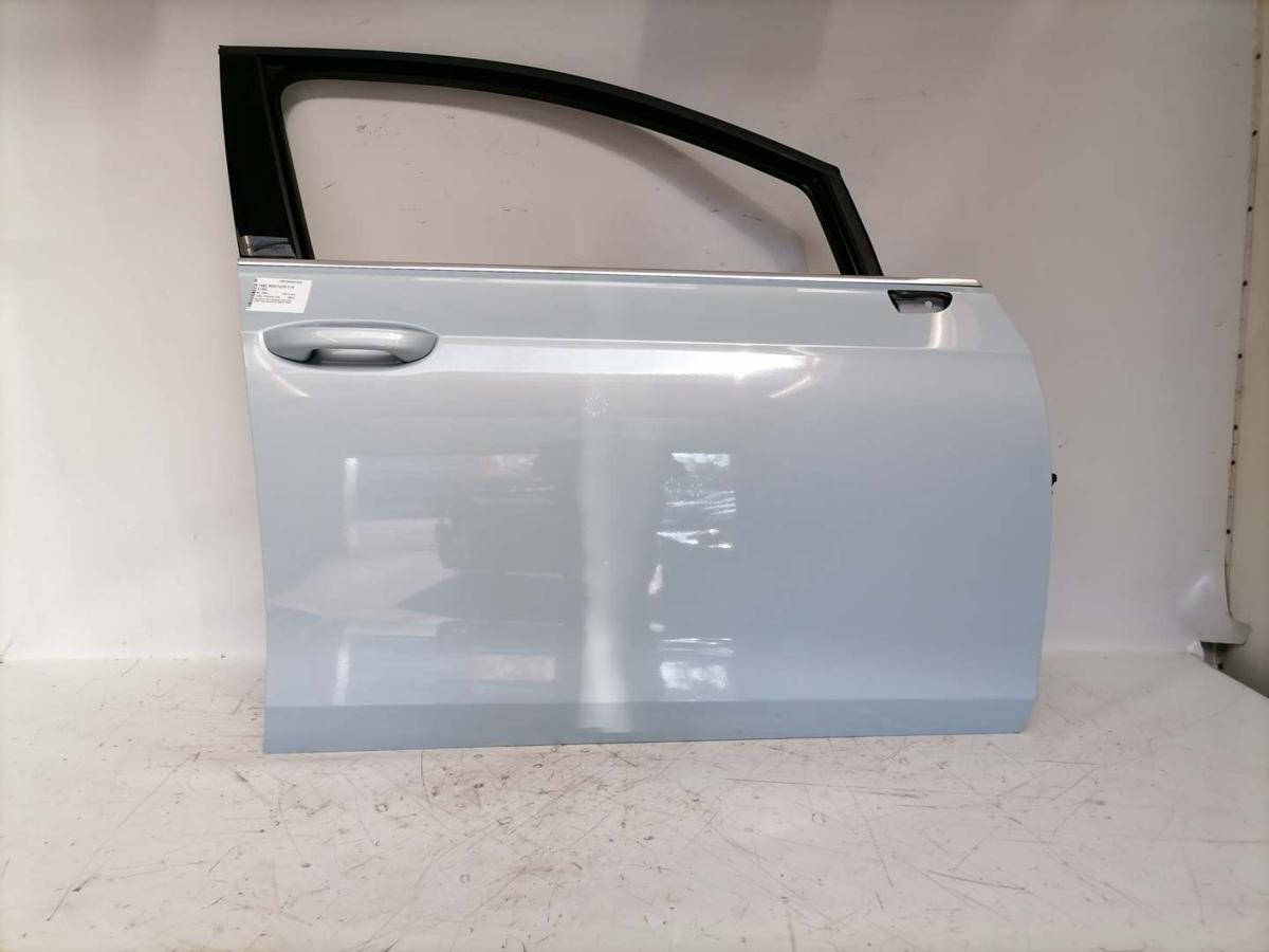 VW Golf 8 original Tür vorn rechts LV5L Christal Ice Blue 5-Türer Rohbau Bj.2024